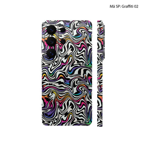 Dán Skin Samsung Galaxy S26 Series Vân Nổi Graffiti | UVPT20