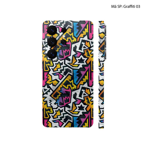 Dán Skin Samsung Galaxy S26 Series Vân Nổi Graffiti | UVPT20