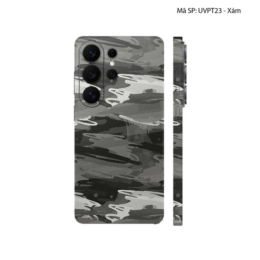 Dán Skin Samsung Galaxy S26 Series Vân Nổi Camo SEAMLESS | UVPT23