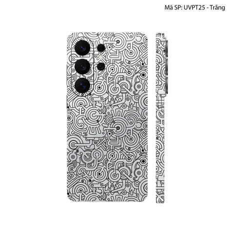 Dán Skin Samsung Galaxy S26 Series Vân Nổi Pattern Machine | UVPT25