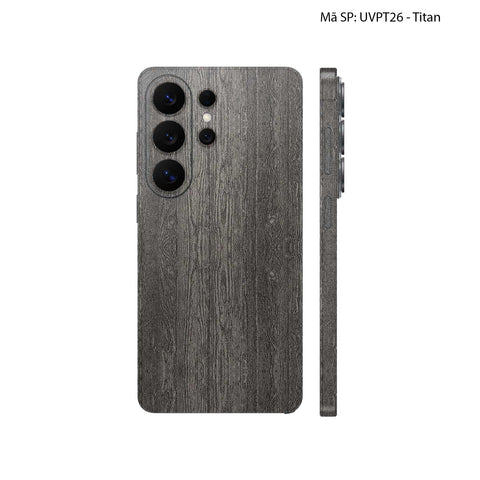 Dán Skin Samsung Galaxy S26 Series Vân Nổi Pattern WOOD | UVPT26