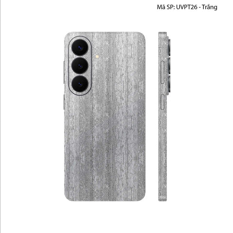 Dán Skin Samsung Galaxy S26 Series Vân Nổi Pattern WOOD | UVPT26