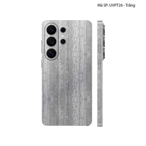 Dán Skin Samsung Galaxy S26 Series Vân Nổi Pattern WOOD | UVPT26
