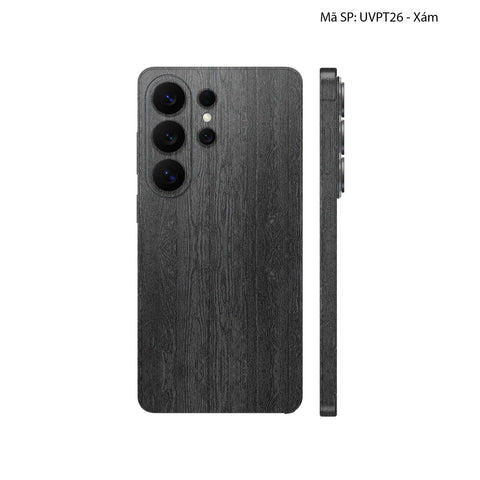 Dán Skin Samsung Galaxy S26 Series Vân Nổi Pattern WOOD | UVPT26