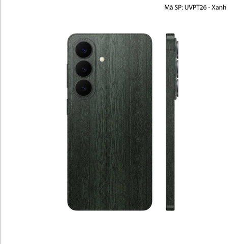 Dán Skin Samsung Galaxy S26 Series Vân Nổi Pattern WOOD | UVPT26