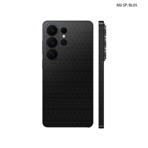 Dán Skin Samsung Galaxy S26 Series Vân Nổi Pattern Black | UVPT28