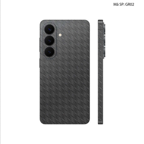 Dán Skin Samsung Galaxy S26 Series Vân Nổi Pattern Grey | UVPT29