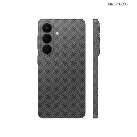 Dán Skin Samsung Galaxy S26 Series Vân Nổi Pattern Grey | UVPT29