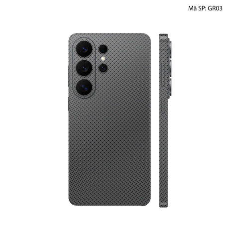 Dán Skin Samsung Galaxy S26 Series Vân Nổi Pattern Grey | UVPT29