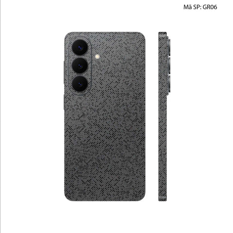 Dán Skin Samsung Galaxy S26 Series Vân Nổi Pattern Grey | UVPT29