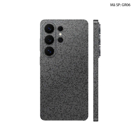 Dán Skin Samsung Galaxy S26 Series Vân Nổi Pattern Grey | UVPT29
