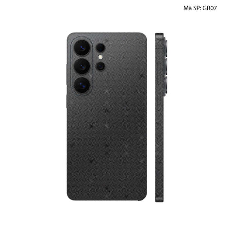 Dán Skin Samsung Galaxy S26 Series Vân Nổi Pattern Grey | UVPT29