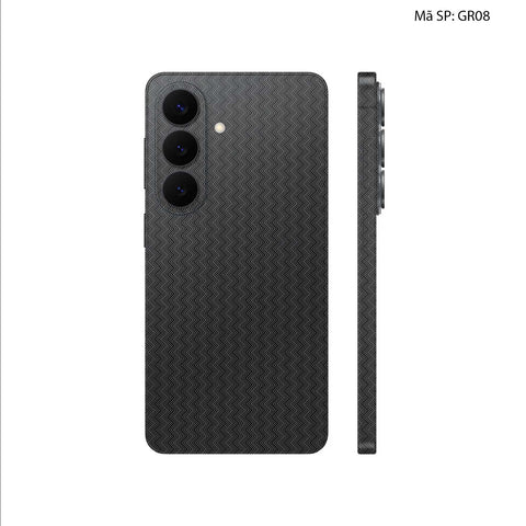 Dán Skin Samsung Galaxy S26 Series Vân Nổi Pattern Grey | UVPT29