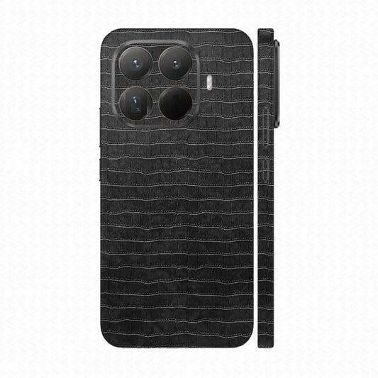Miếng Dán Da Xiaomi 15T | Pro Vân Cá Sấu Đen