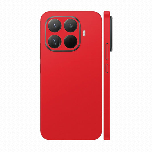 Miếng Dán Da Xiaomi 15 Series Vân Aran Đỏ Tươi