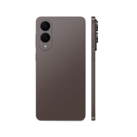 Miếng Dán Da Samsung Galaxy S25 Series Vân Aran Nâu Cafe