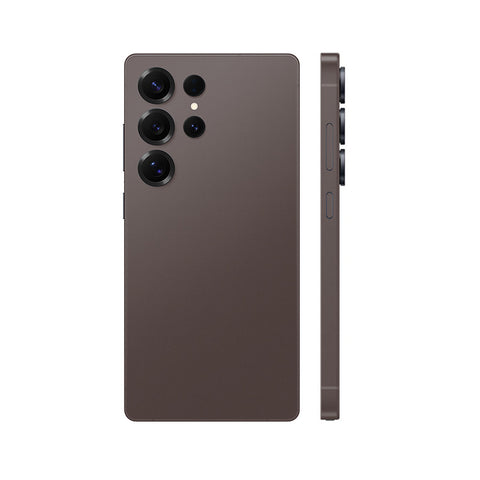 Miếng Dán Da Samsung Galaxy S25 Series Vân Aran Nâu Cafe