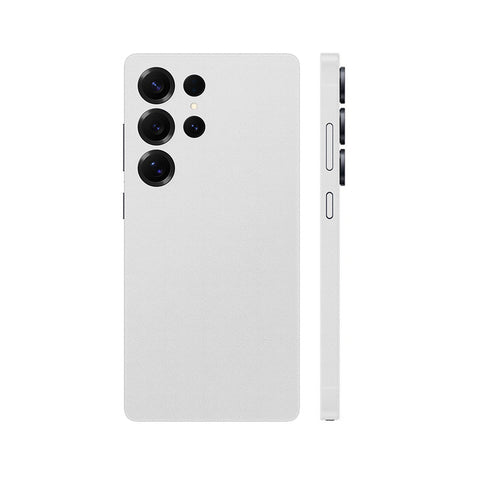 Miếng Dán Da Samsung Galaxy S25 Series Vân Aran Trắng