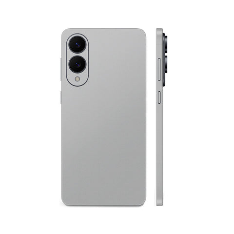 Miếng Dán Da Samsung Galaxy S25 Series Vân Aran Xám Ghi