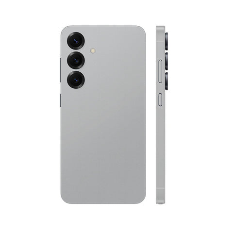 Miếng Dán Da Samsung Galaxy S24 Series Vân Aran Xám Ghi