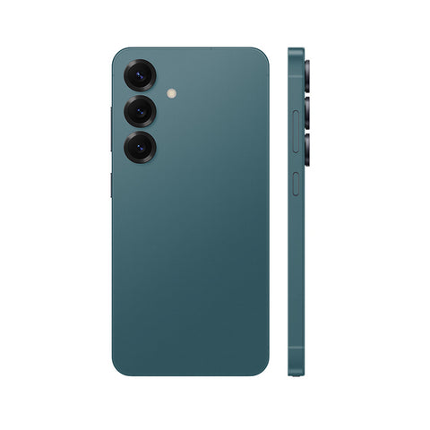 Miếng Dán Da Samsung Galaxy S24 Series Vân Aran Xanh Cổ Vịt