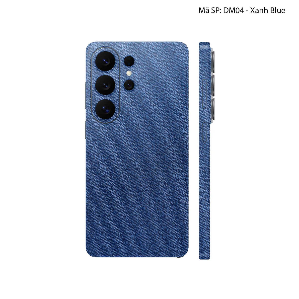 Miếng Dán Da Samsung Galaxy S26 Ultra Demin Xanh Navy | DM04