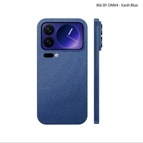 Miếng Dán Da Xiaomi 17 Series Vân Demin Xanh Navy | DM04