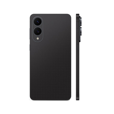 Miếng Dán Da Samsung Galaxy S25 Series Vân Fabic Đen