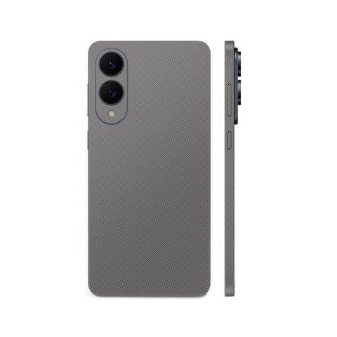 Miếng Dán Da Samsung Galaxy S25 Series Vân Fabic Xám