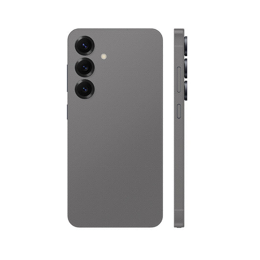 Miếng Dán Da Samsung Galaxy S24 Series Vân Fabic Xám