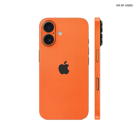 Miếng Dán Da IPhone 16 Series Vân Mil Cam | H3203