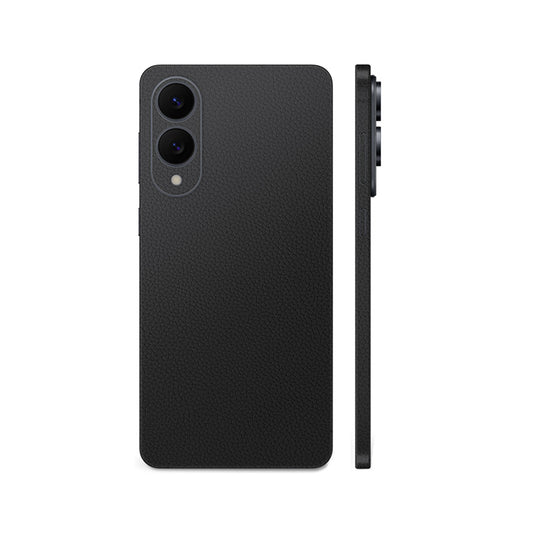 Miếng Dán Da Samsung Galaxy S25 Series Vân Mil Đen