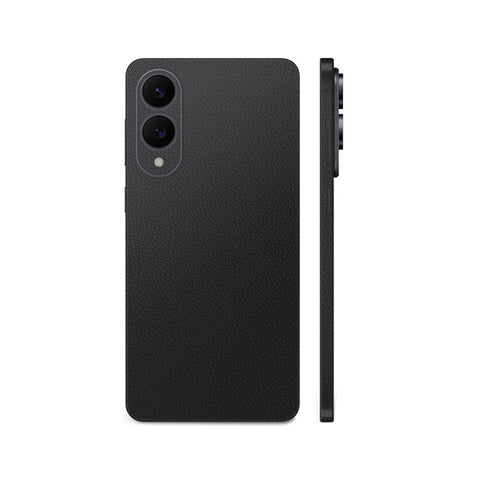 Miếng Dán Da Samsung Galaxy S25 Series Vân Mil Đen