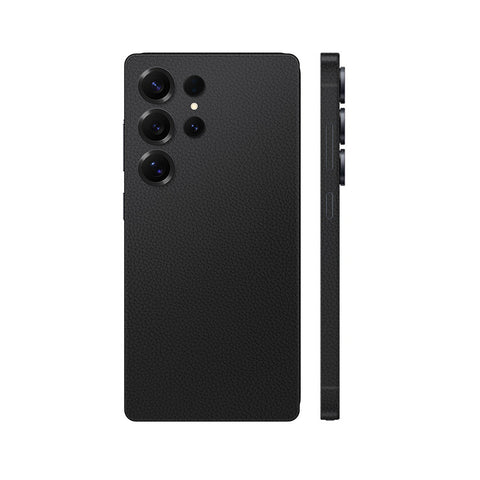 Miếng Dán Da Samsung Galaxy S24 Series Vân Mil Đen