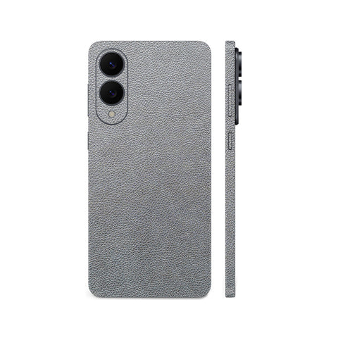 Miếng Dán Da Samsung Galaxy S25 Series Vân Mil Xám