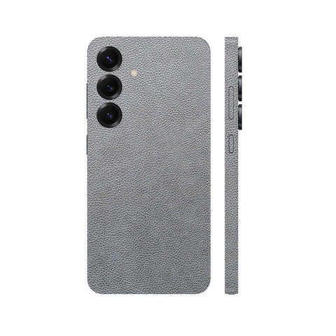 Miếng Dán Da Samsung Galaxy S24 Series Vân Mil Xám | VM04
