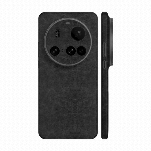Miếng Dán Da Xiaomi 15 Ultra Vân Nappa Đen