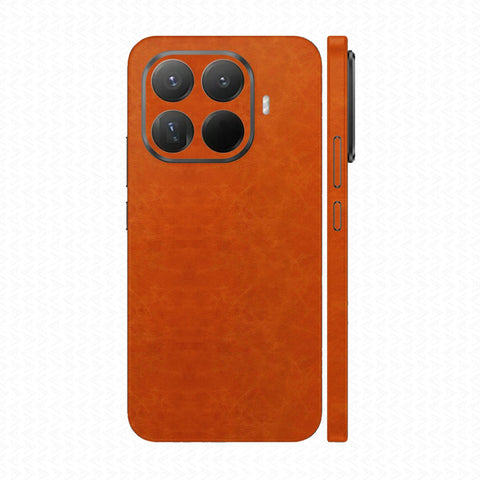 Miếng Dán Da Xiaomi 15T | Pro Vân Nappa Nâu Bò