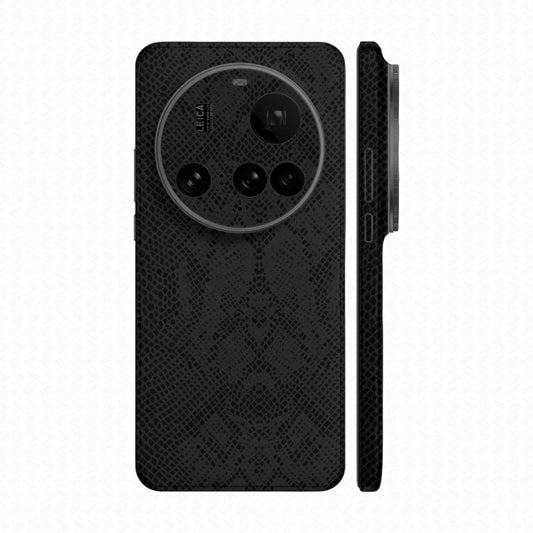 Miếng Dán Da Xiaomi 15 Ultra Vân Rắn Đen