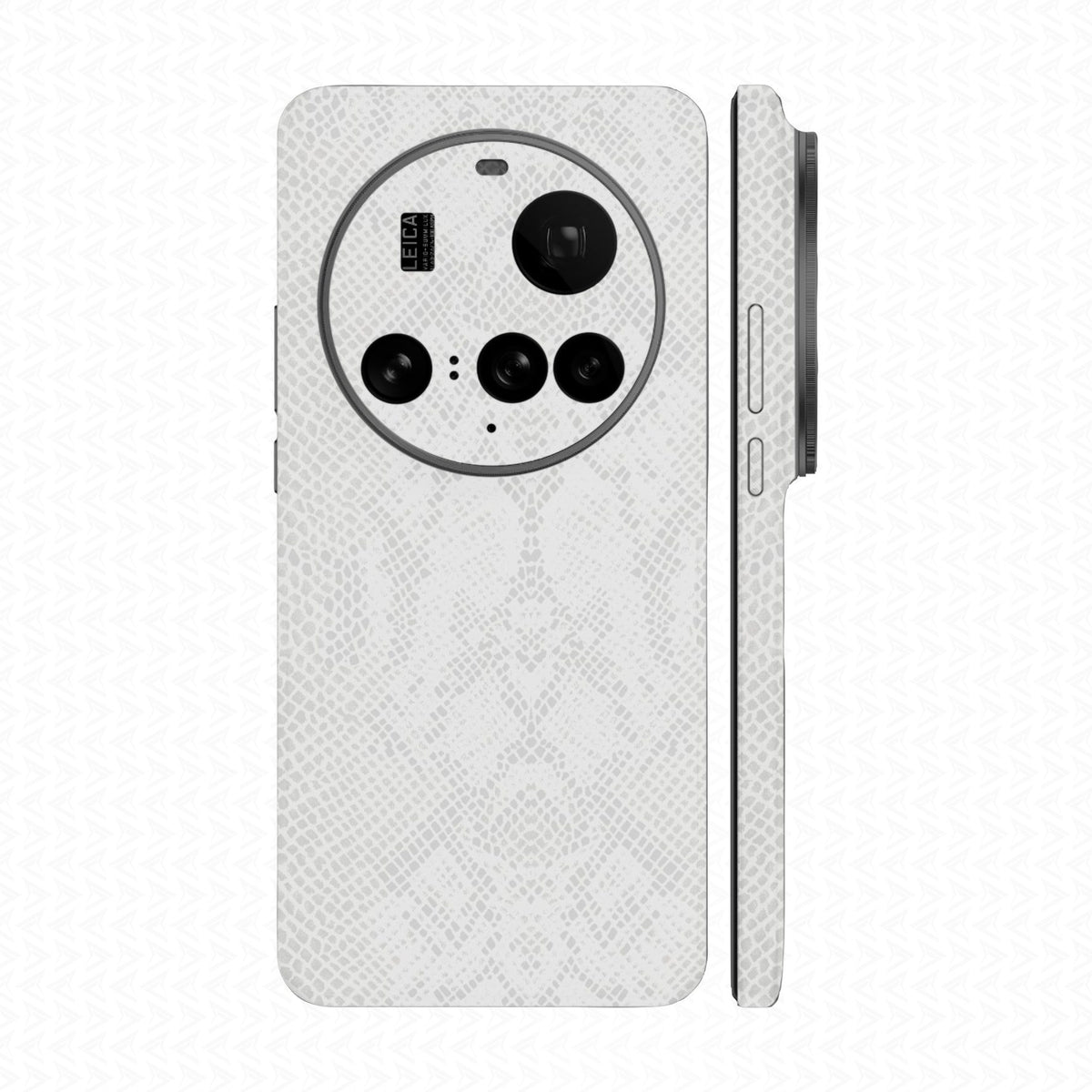 Miếng Dán Da Xiaomi 15 Ultra Vân Rắn Trắng