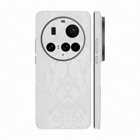 Miếng Dán Da Xiaomi 15 Ultra Vân Rắn Trắng