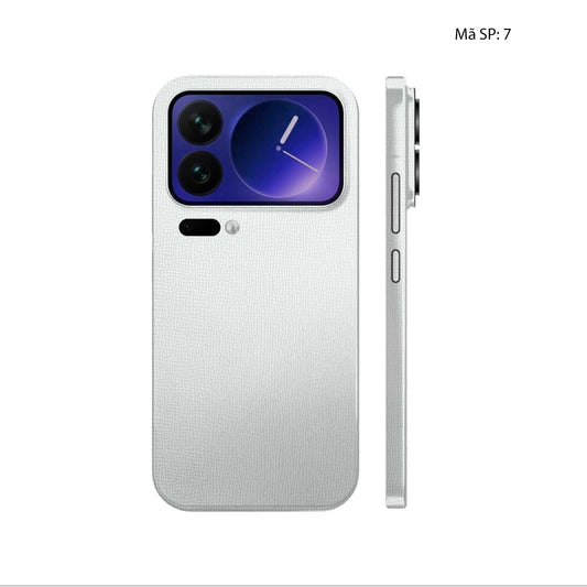 Miếng Dán Da Xiaomi 17 | Pro | Pro Max Vân Voi Trắng 07