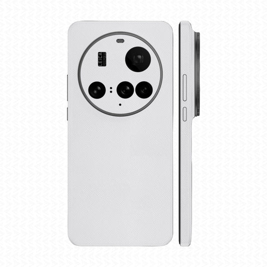 Miếng Dán Da Xiaomi 15 Ultra Vân Fabic Trắng