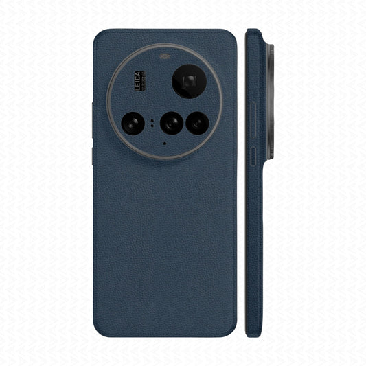 Miếng Dán Da Xiaomi 15 Ultra Vân Mil Xanh Navy