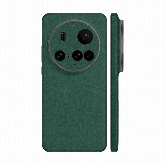 Miếng Dán Da Xiaomi 15 Ultra Vân Mil Xanh Rêu