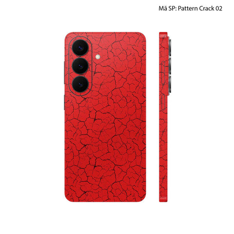 Dán Skin Samsung Galaxy S26 Series Vân Nổi Pattern | PATTERN CRACK 02