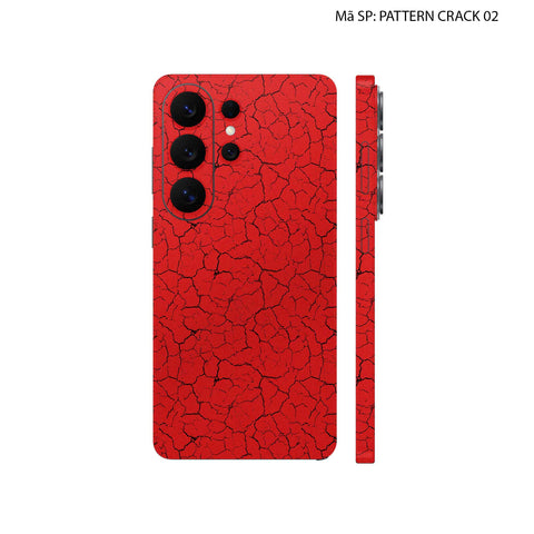 Dán Skin Samsung Galaxy S26 Series Vân Nổi Pattern | PATTERN CRACK 02