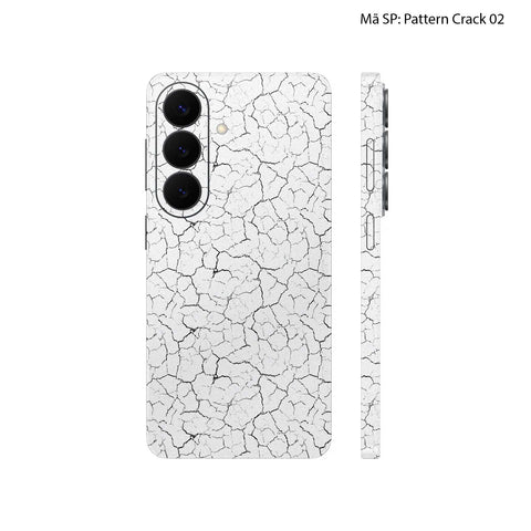 Dán Skin Samsung Galaxy S26 Series Vân Nổi Pattern | PATTERN CRACK 02