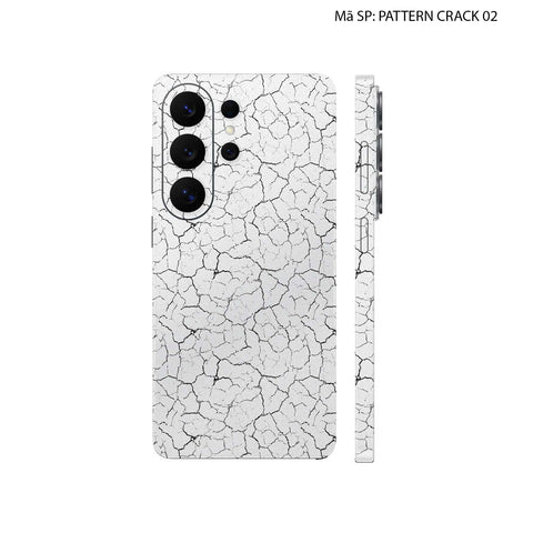 Dán Skin Samsung Galaxy S26 Series Vân Nổi Pattern | PATTERN CRACK 02