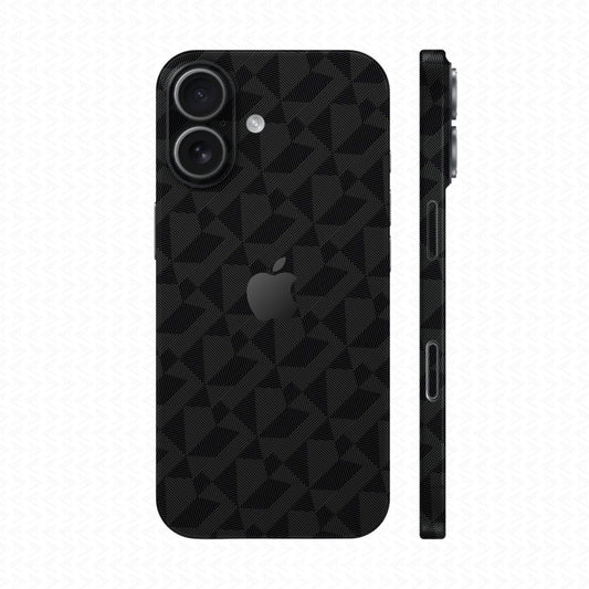 Dán Skin IPhone 17 Series Vân Nổi Nordic Đen | UVPT02